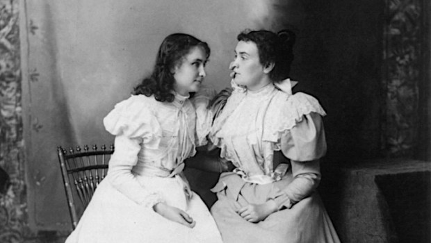 Helen Keller and Anne Sullivan