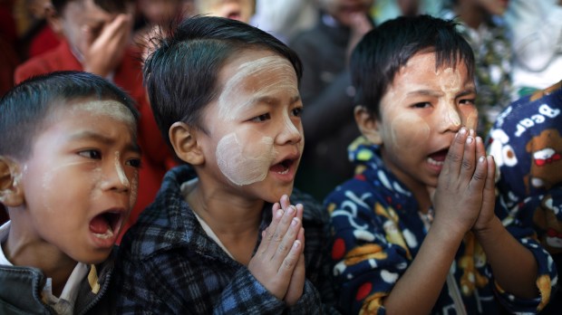 Children in Myanmar