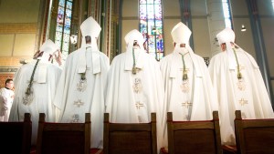 A ROW OF BISHOPS