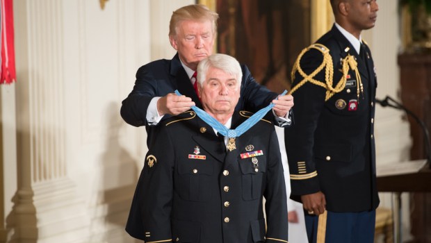 TRUMP MEDAL OF HONOR MCCLOOUGHAN