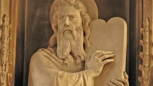 MOSES,STATUE,TEN COMMANDMENTS