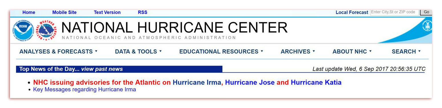 3 hurricanes 2017