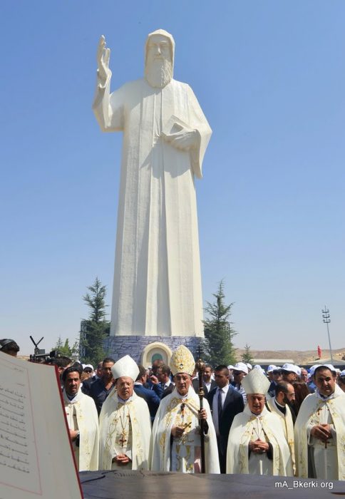 Charbel_Statue_Blessing_Consecration_Rai_bkerki