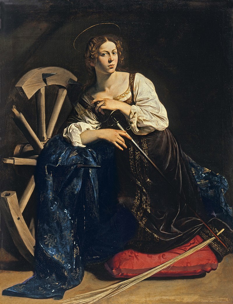 St_Catherine_Caravaggio_Public_Domain
