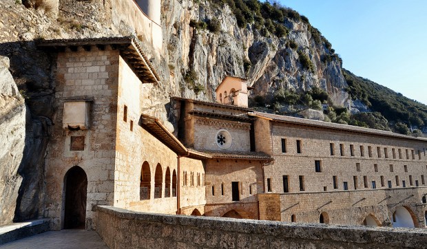 Corner Hero Image - The nun-mapped trail connecting the shrines of St. Benedict