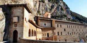 The nun-mapped trail connecting the shrines of St. Benedict