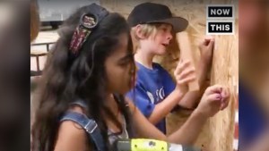 Children Building Houses