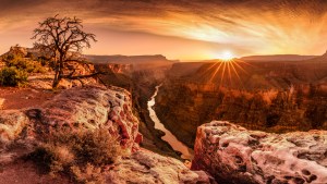 GRAND CANYON,SUNSET,NATURE,NATURAL WONDERS