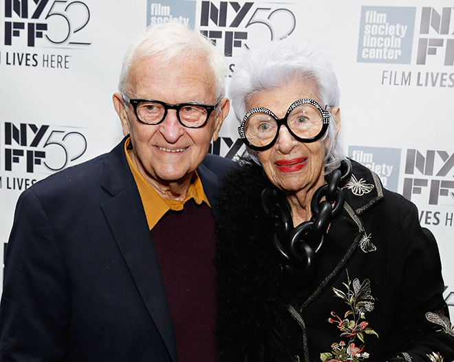 Iris Apfel and Husband Carl