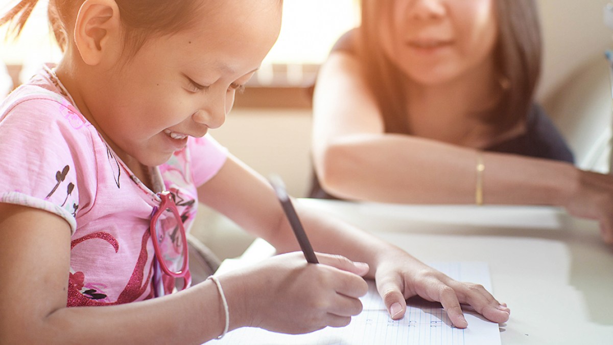 Child Doing Homework
