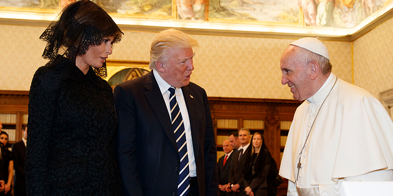 POPE FRANCIS,TRUMP