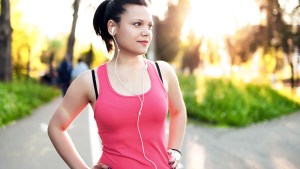 Woman Exercising