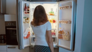 WOMAN,REFRIGERATOR