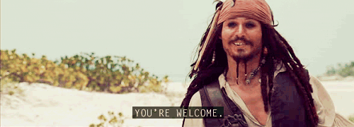 you’re welcome pirates