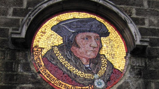 Thomas More mosaic circle