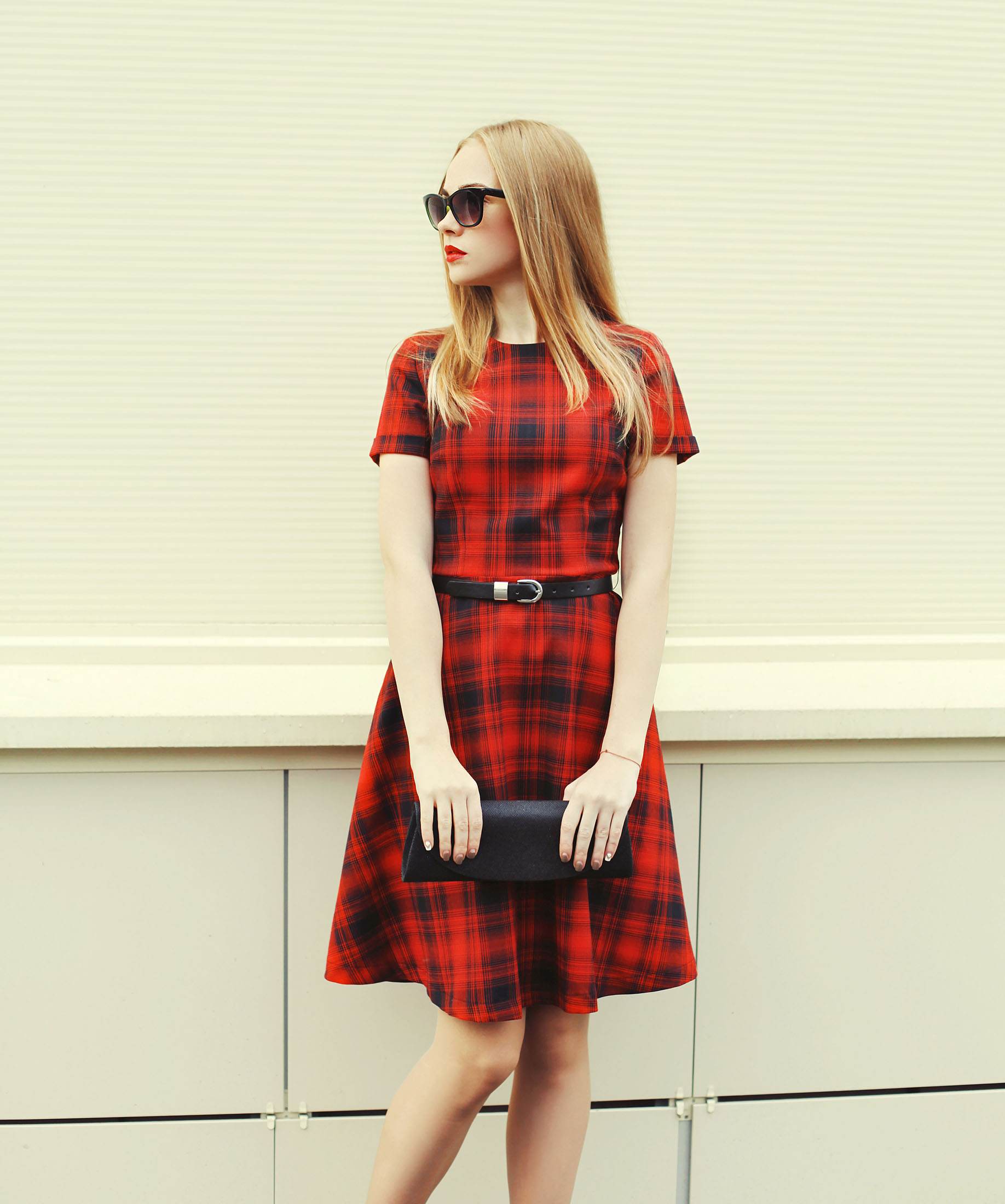 TARTAN,PLAID,DRESS