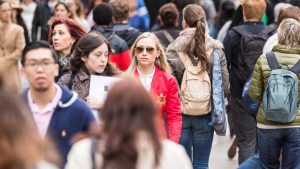 CROWD,STREET,WALKING