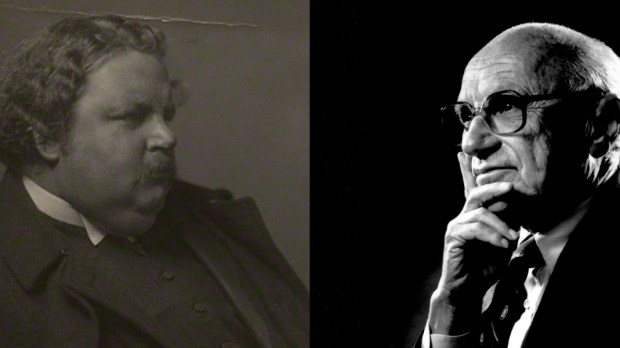 GK CHESTERTON,MILTON FRIEDMAN,COMP