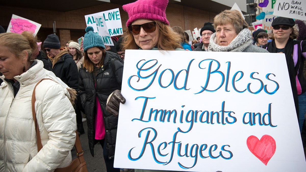GOD BLESS IMMIGRANTS REFUGEES