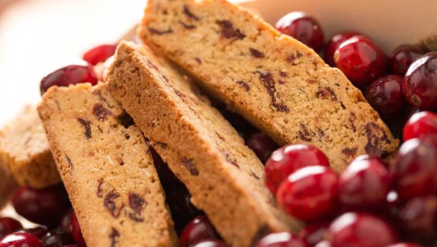 MONKS CRANBERRY ORANGE BISCOTTI