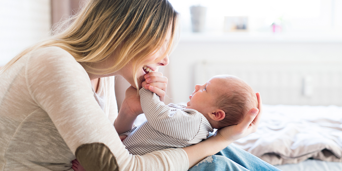 baby and mother