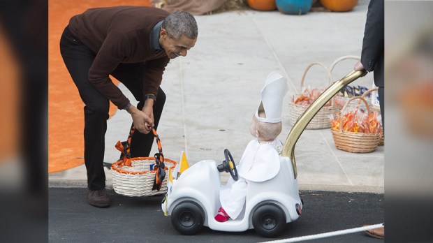 Obama and Baby Pope