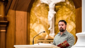 MAN AT MASS