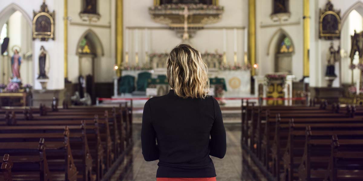 WOMAN,CHURCH,MASS