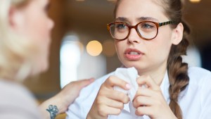 WOMAN CRYING