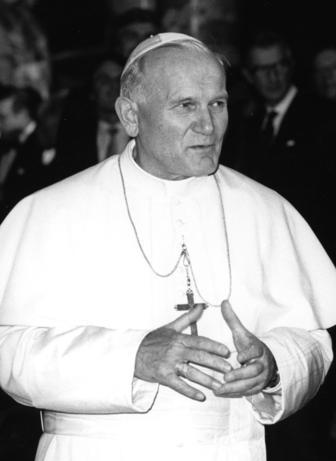 Bundespräsident empfängt Papst Johannes Paul II.