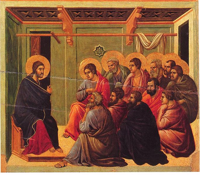 CHRIST TAKES LEAVE OF THE APOSTLES