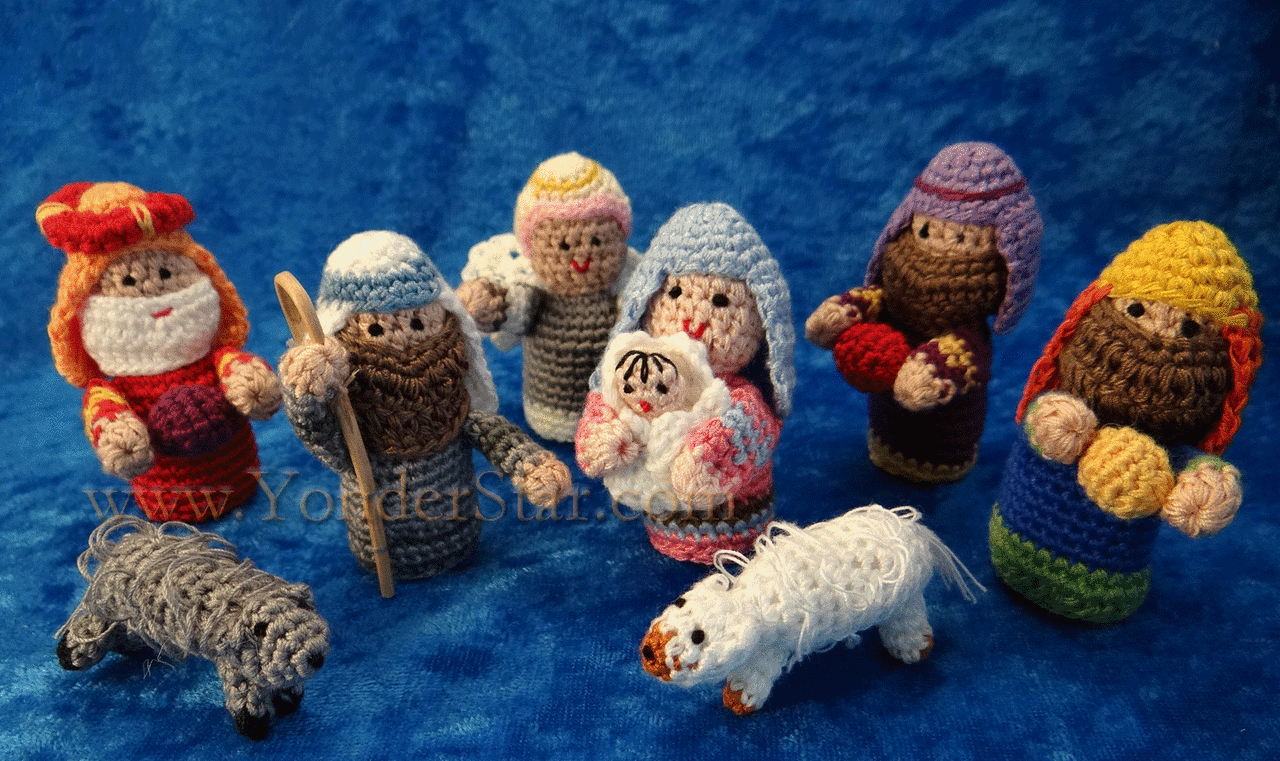 YONDER STAR,NATIVITY,CROCHET