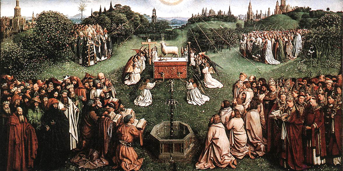 Zoom in on the iconic Ghent Alterpiece--Aleteia
