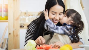 MOTHER,DAUGHTER,KITCHEN