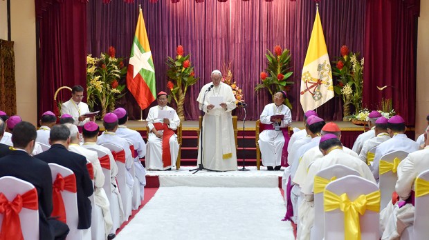 MYANMAR,POPE FRANCIS