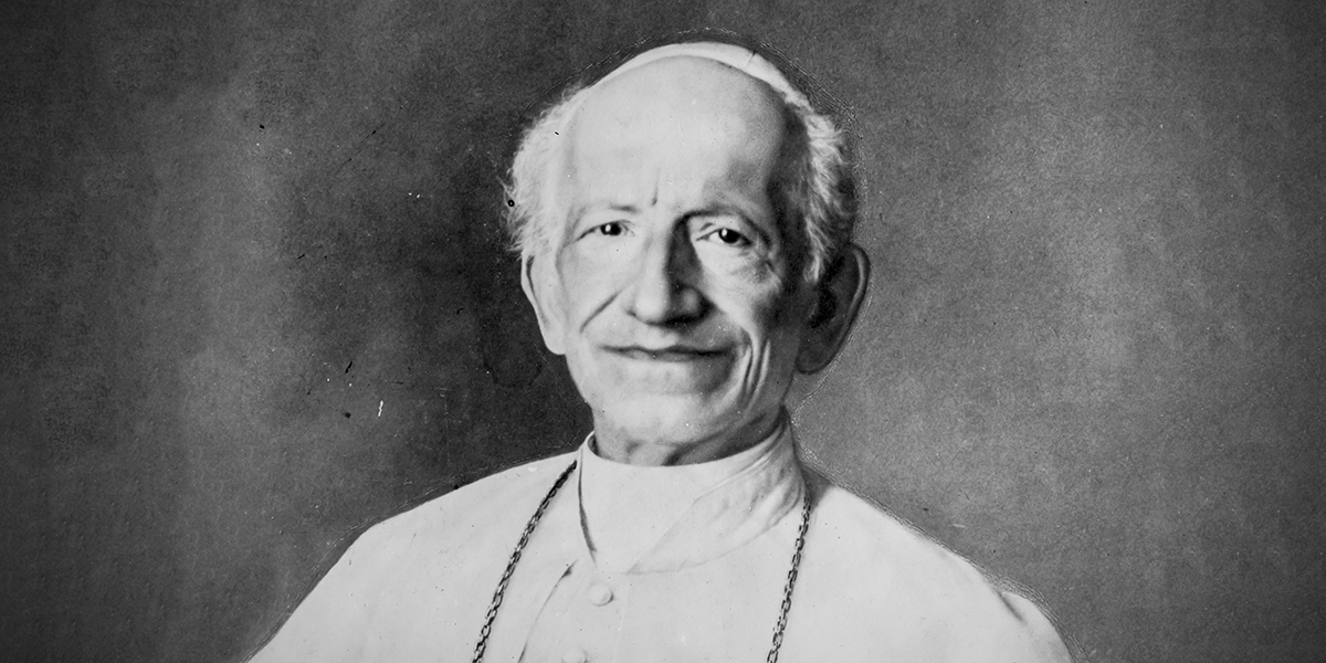 Portrait of Pope Leo XIII.