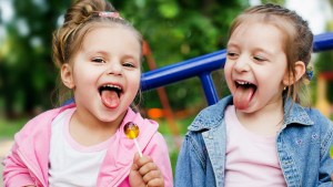 Laughing Little Girls