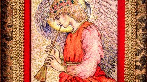 ANGEL PLAYING HORN