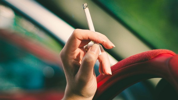 Hand Holding Cigarette