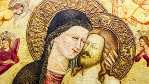 MARY HOLDING JESUS