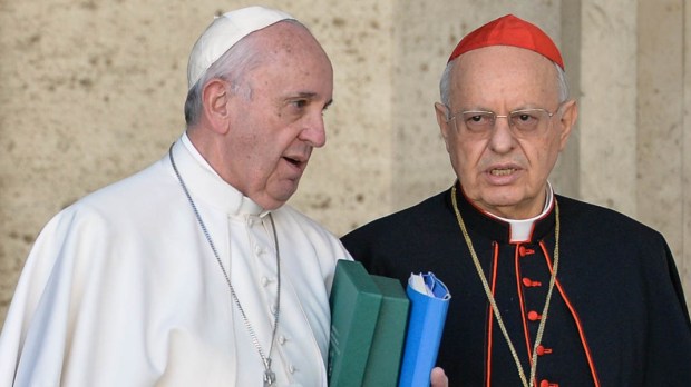 POPE FRANCIS AND CARDINAL BALDISSERI