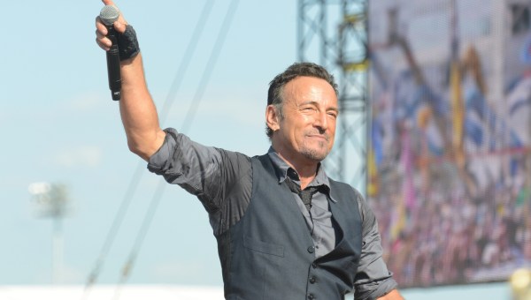 Bruce Springsteen and the E Street Band perform at the New Orleans Jazz and Heritage Festival