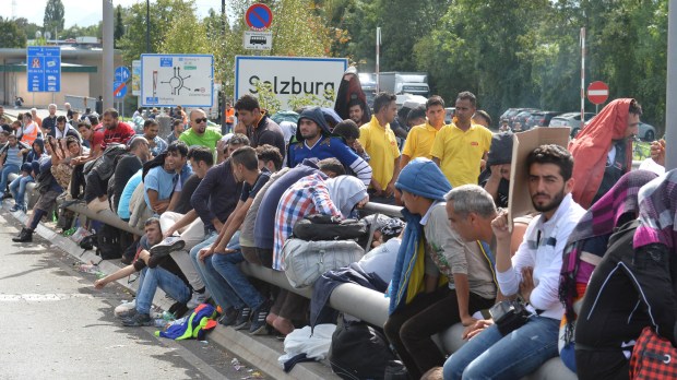 APTOPIX Austria Migrants