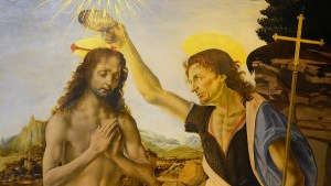 ST JOHN THE BAPTIST,BAPTIZES,JESUS