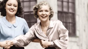 TWO WOMAN LAUGHING