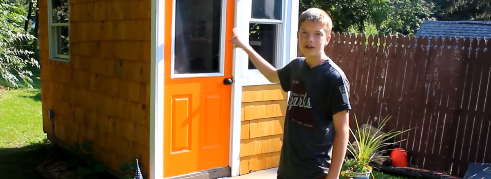 LUKE THILL,13 YEARS OLD,TINY HOUSE