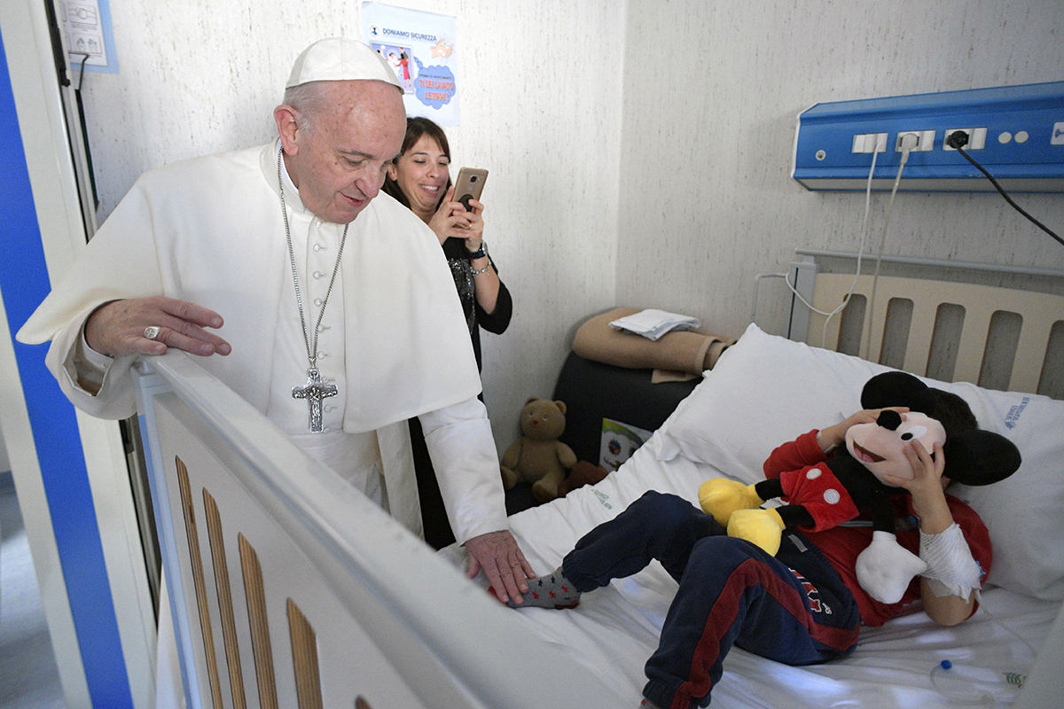 Pope Francis - Visit - Bambino Gesù - Rome