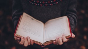 READING,BOOK,OUTSIDE