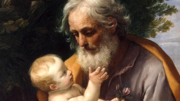 WEB3 ST JOSEPH WITH INFANT JESUS Public Domain