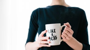 WOMAN,COFFEE,MUG,LIKE A BOSS